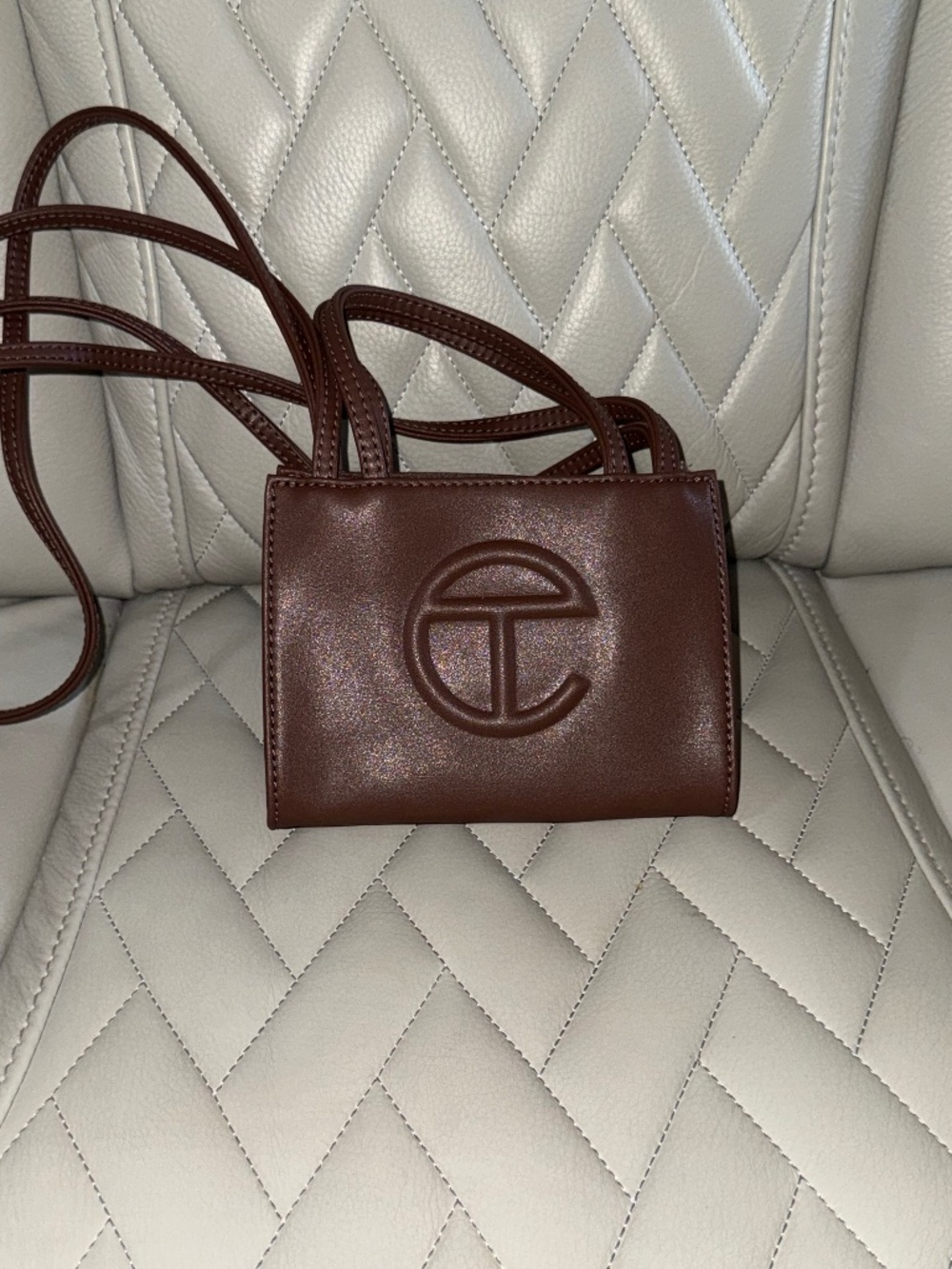 Telfar Small Shopping Bag Brown